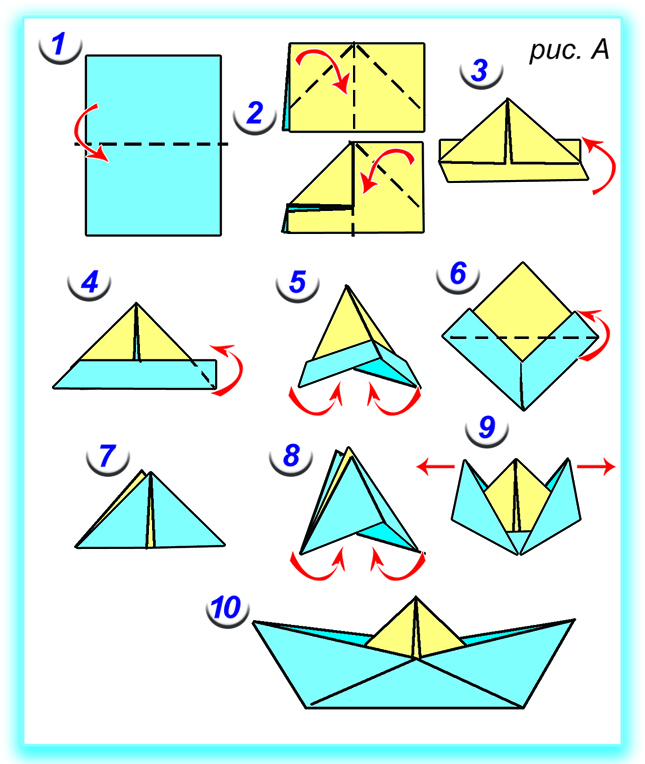 Оригами кораблик из бумаги: 120 фото лучших идей. инструкция, мастер-класс, схемы, видео-урок