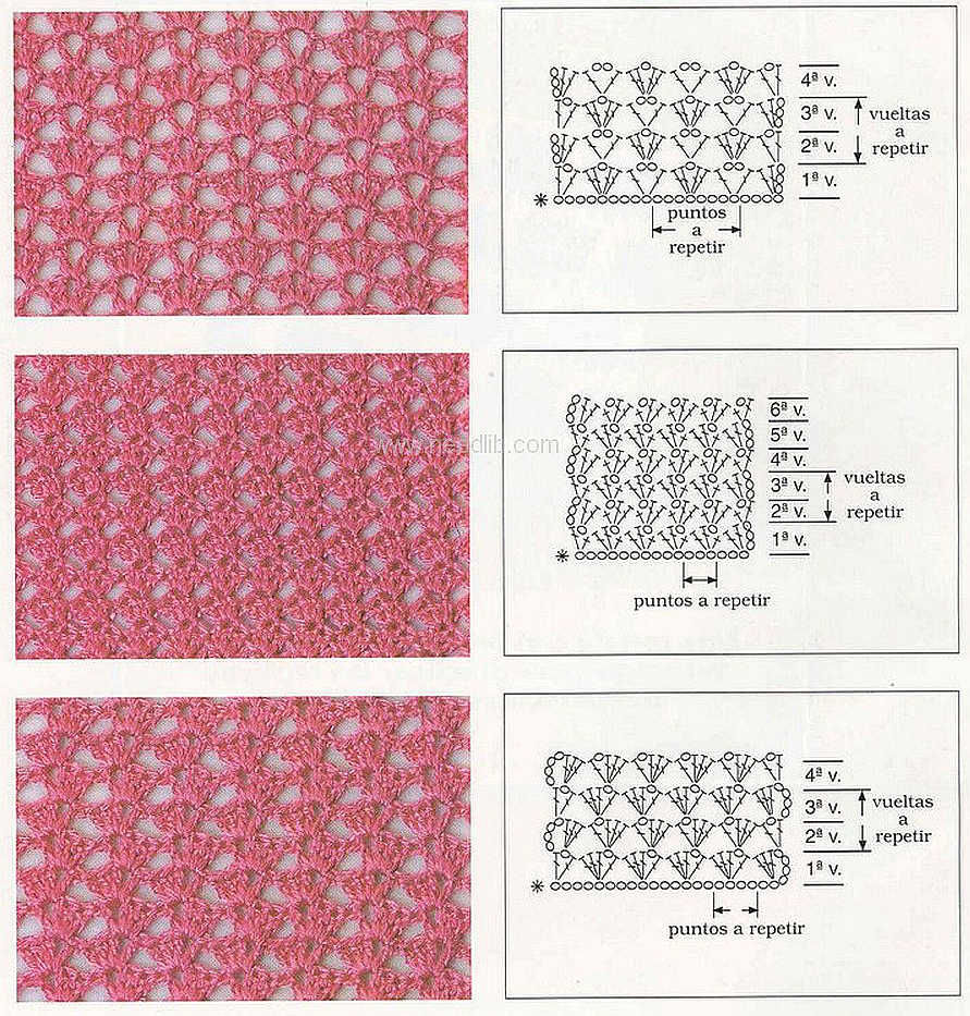 Схемы вязания крючком для начинающих - подробное описание простых узоров с фото примерами
