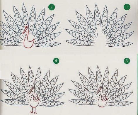 Как нарисовать павлина поэтапно карандашом (112 фото): легкие инструкции для начинающих и детей