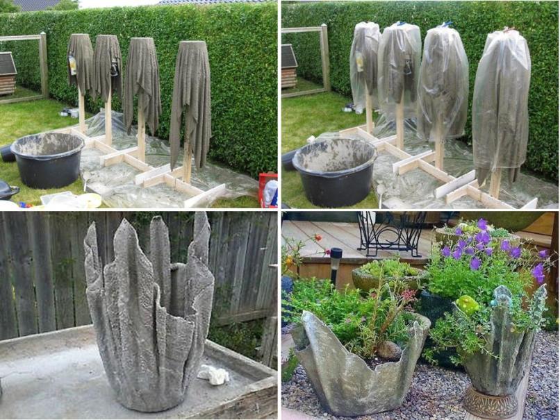 Как сделать фигуры из цемента для сада своими руками