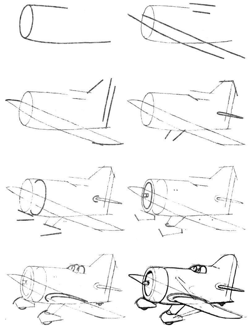 Как нарисовать самолет: поэтапное легкое рисование самолета в небе карандашом для детей и нарисованные картинки для этого