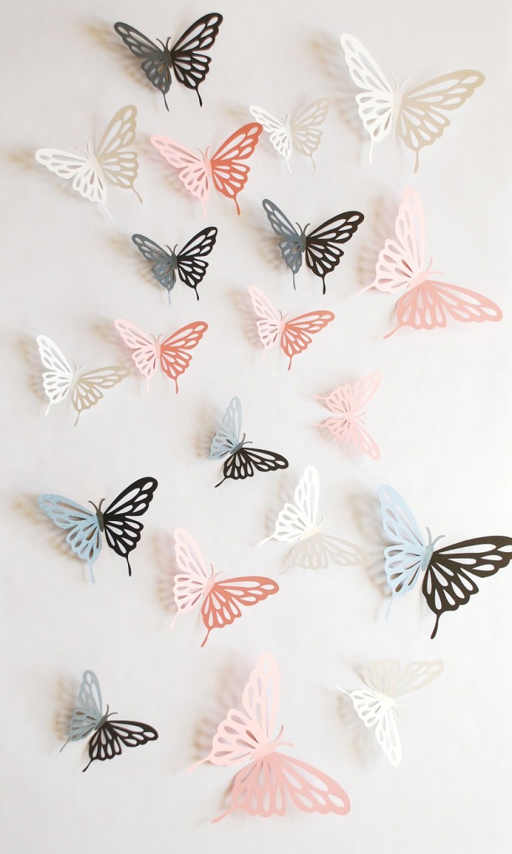 Бабочки из бумаги: мастер-класс по созданию своими руками. 70 фото красивых идей оформления интерьера