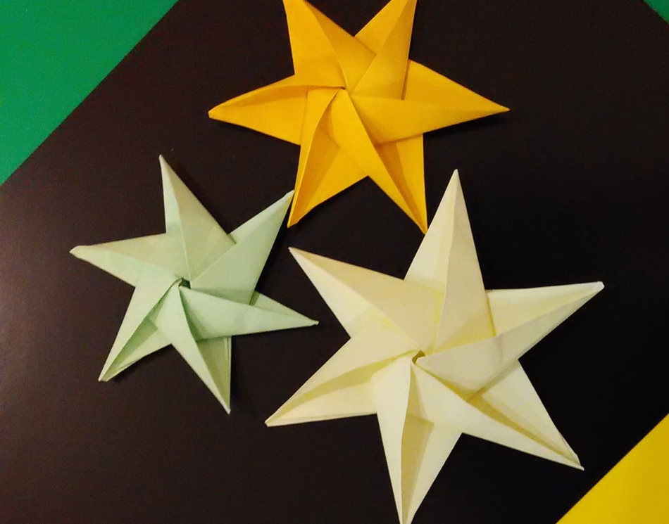Оригами звезда из бумаги объемная: схема простой пятиконечной звезды с пошаговым описанием
