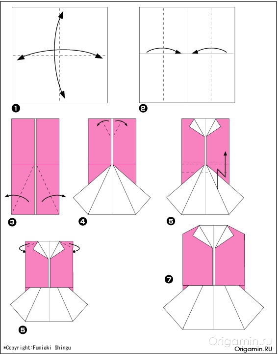 Как изготовить бумажное платье (с иллюстрациями)