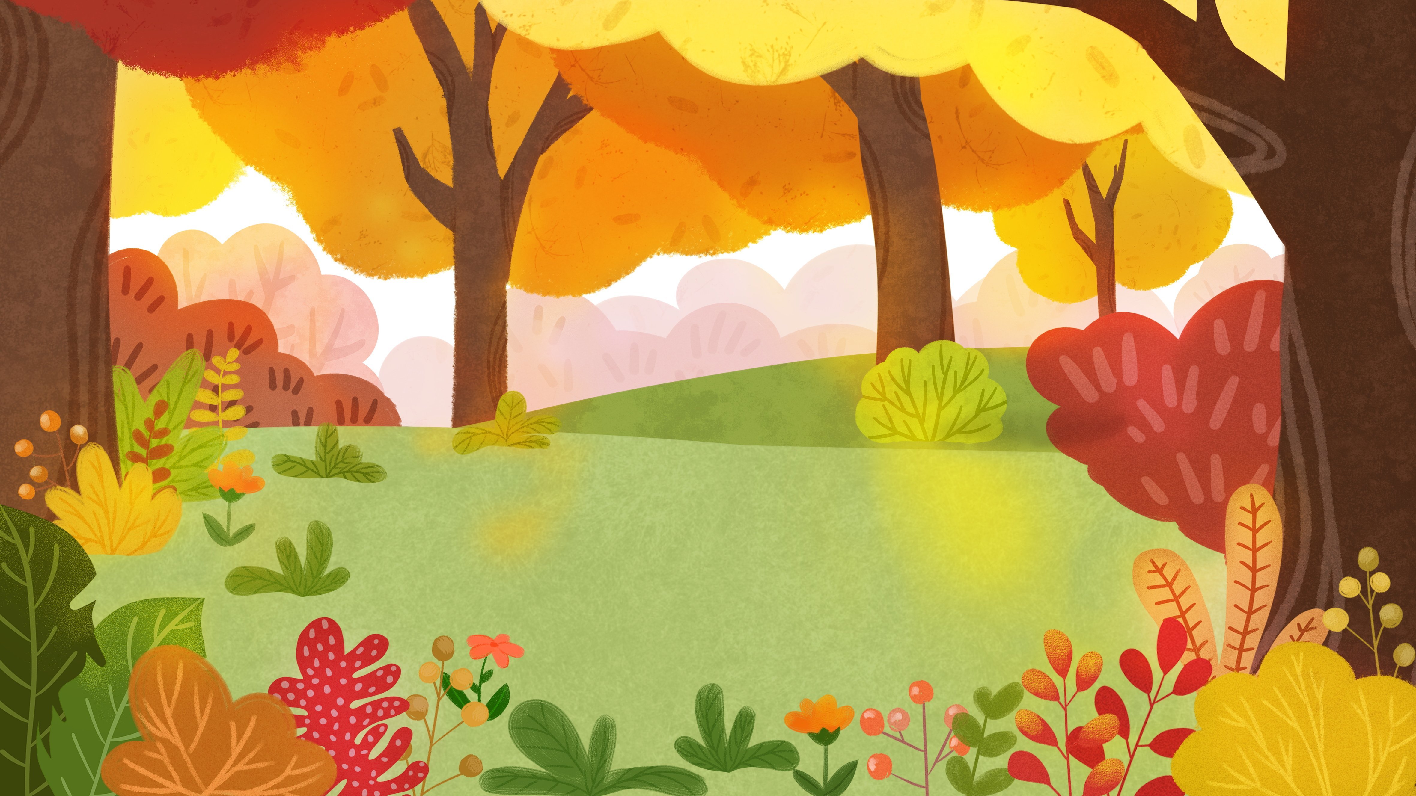 Как нарисовать осень: рисуем поэтапно карандашом, акварелью, гуашью. уроки пейзажа для начинающих