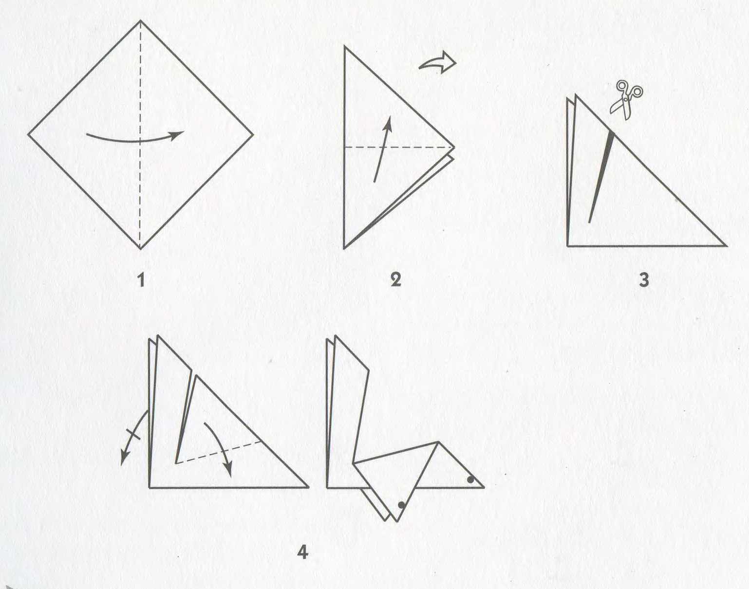 Модульное оригами заяц схема. модульное оригами заяц сборка