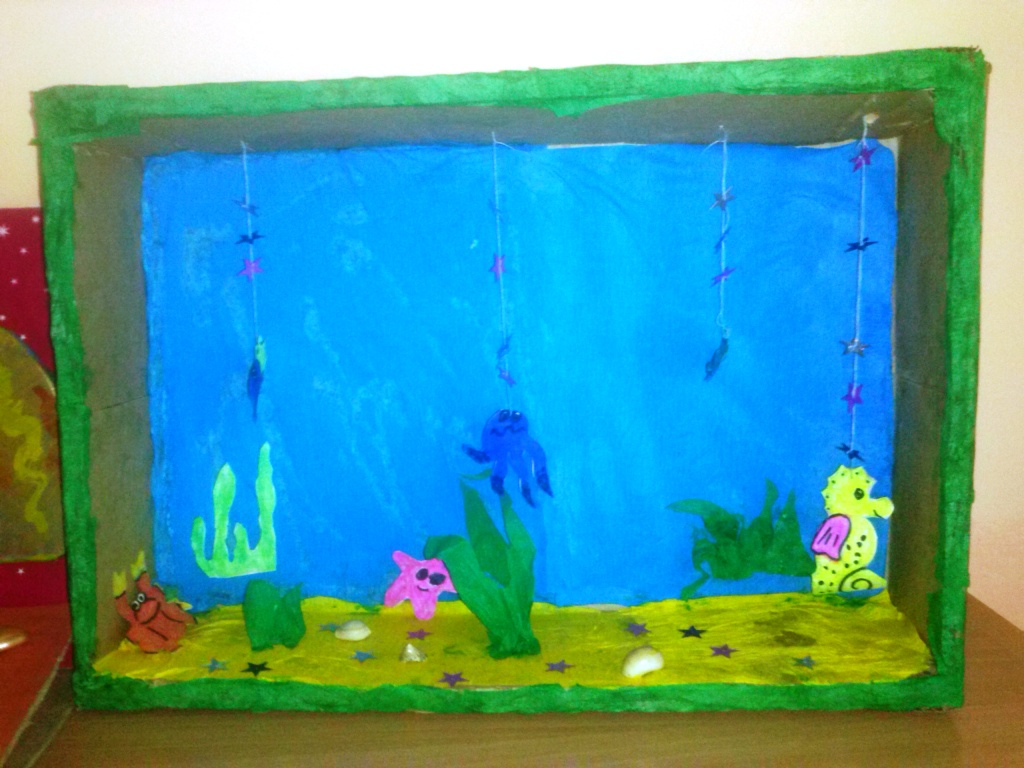 Поделка аквариум своими руками - пошаговая инструкция с фото и видео обзором