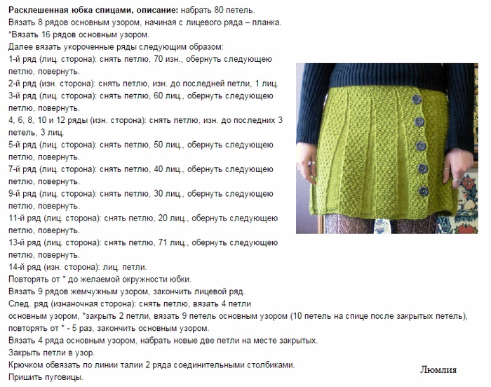 Юбка спицами для женщин: модели, узоры, фото, схемы и описание. как связать красивую модную юбку спицами для девушки и женщины теплую зимнюю, летнюю, короткую, длинную, прямую и расклешенную?