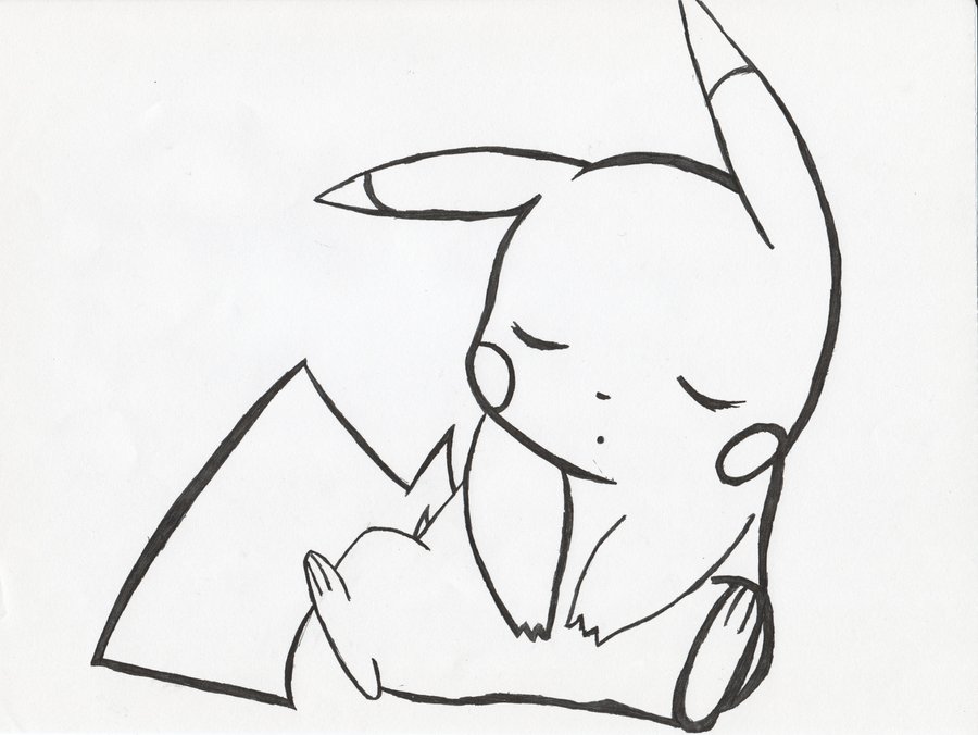 Как нарисовать покемона пикачу карандашами поэтапно