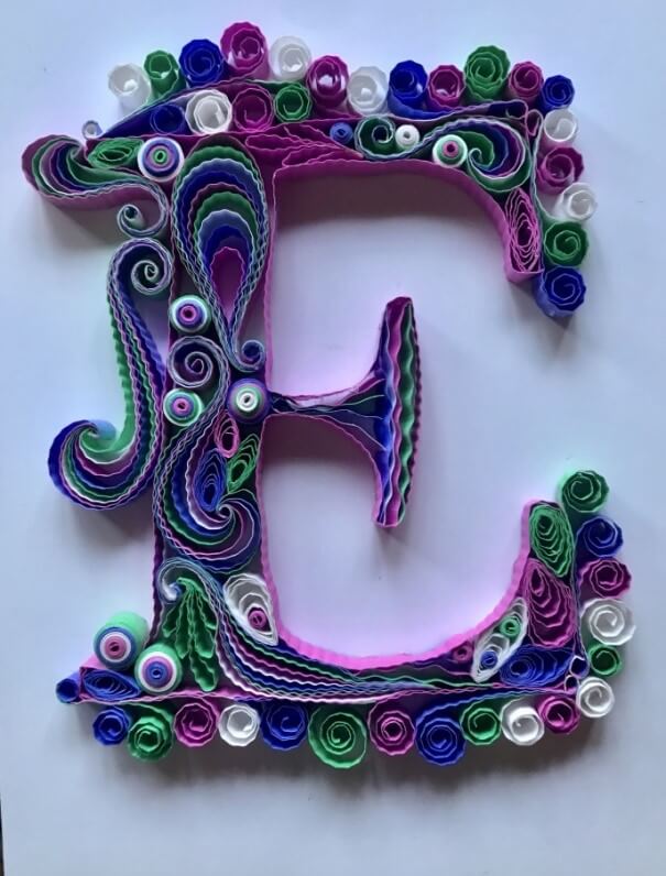 Поделка буква | лучшие идеи как сделать красивые объемные буквы из подручных материалов (115 фото)