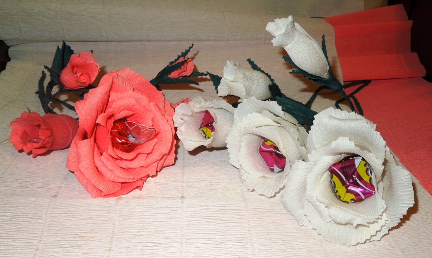 Как сделать тюльпаны из гофрированной бумаги – 4 пошаговых мастер-класса