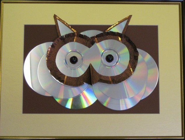 Поделки из компьютерных дисков - 120 фото идей поделок из cd дисков для дома, сада и дачи