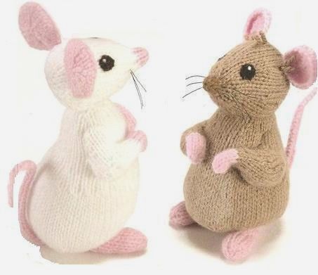 Вязаные мышки (крыски) крючком: схемы и описание