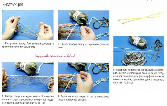 Вязание из трикотажной пряжи - легкие мастер-классы вязания спицами и крючком для начинающих