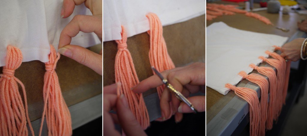 Как сделать своими руками бахрому для шарфика или палантина