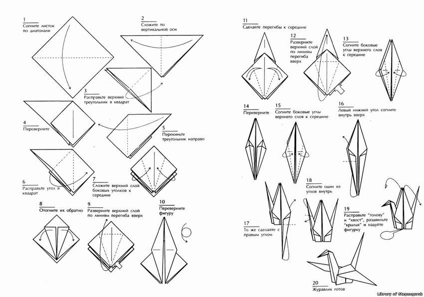 Журавлик оригами — как сделать своими руками? материалы для создания журавля, пошаговая инструкция с фото. применение журавликов, сделанных из бумаги. как сделать журавлика оригами из бумаги своими руками