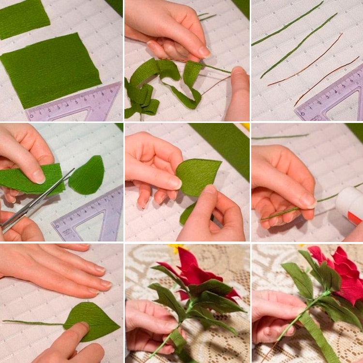 Тюльпаны из гофрированной бумаги своими руками, 3 мастер-класса