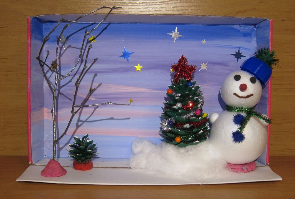 Поделки на тему зима в детский сад своими руками на конкурс: пошаговые фото