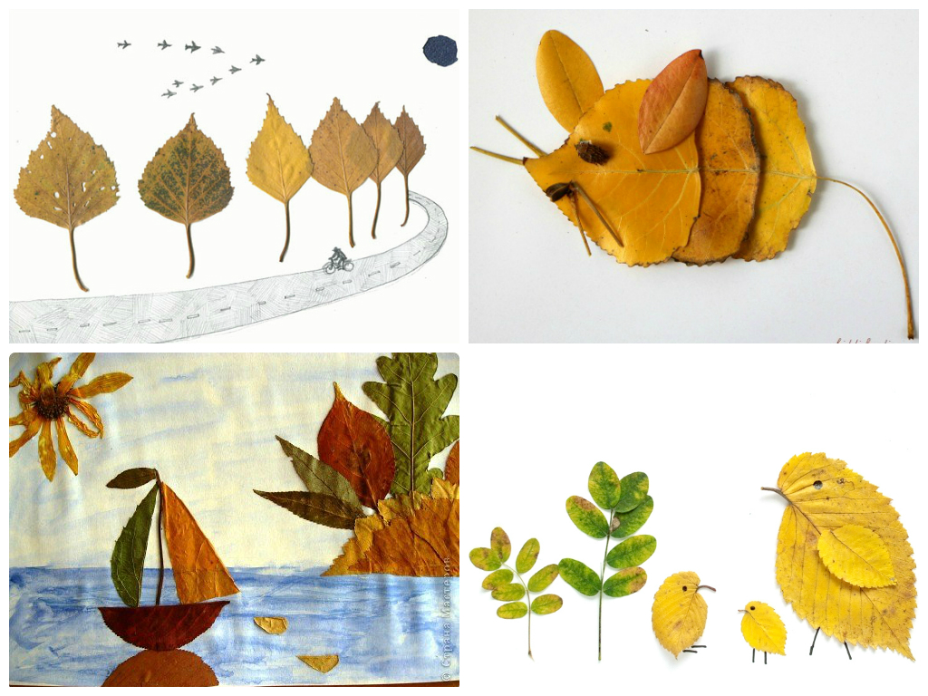 Поделки из листьев деревьев своими руками: красивые мастер-классы на тему осень с фото и видео
